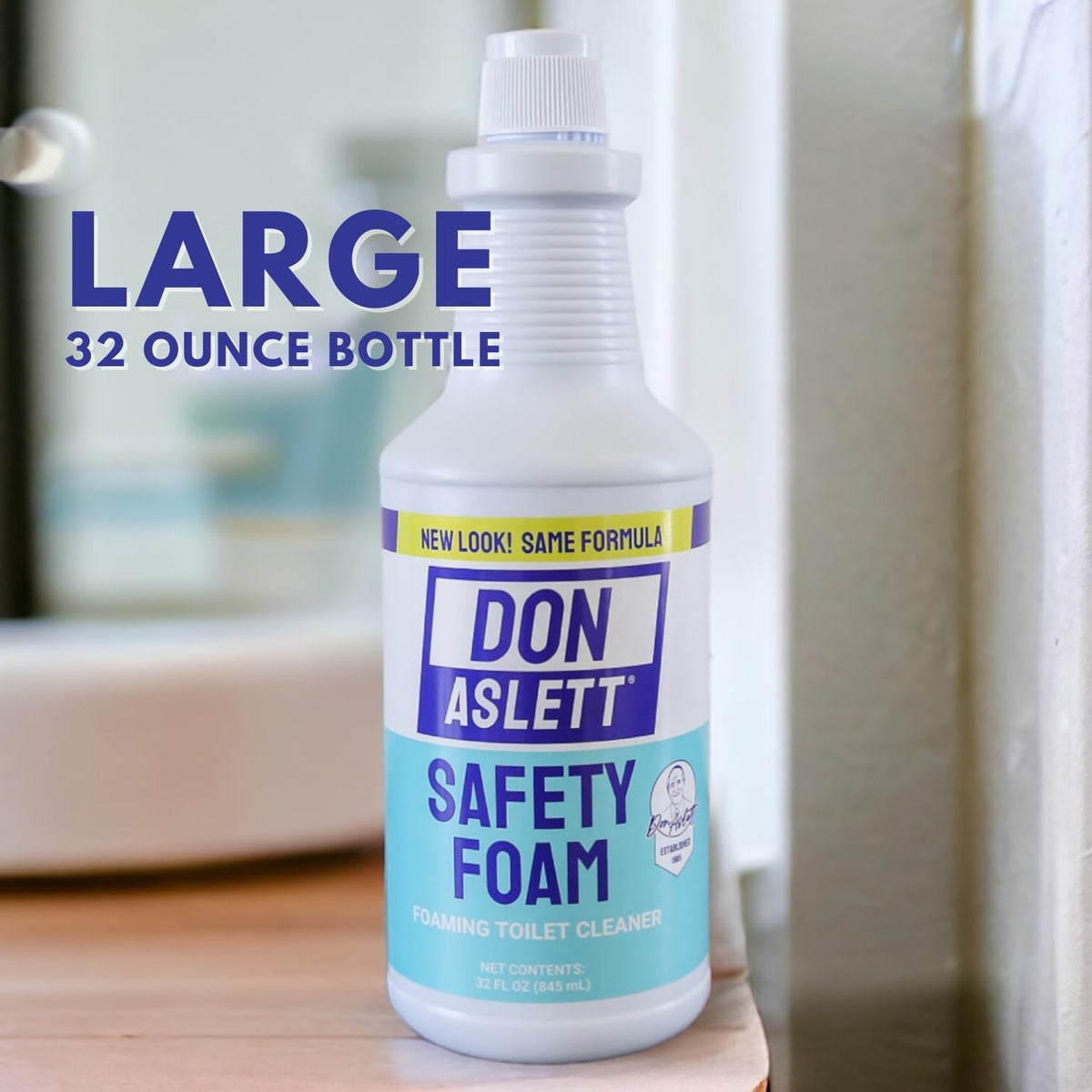 Don Aslett's Complete Toilet Cleaning Set | Includes 32 oz Toilet Cleaner, Convenient Cleaning