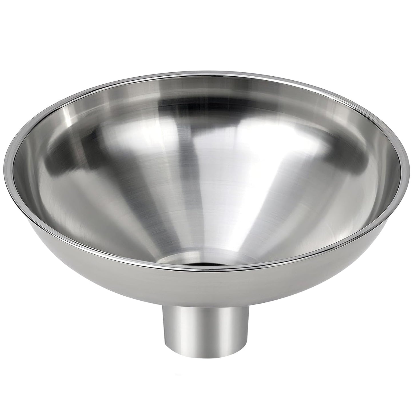 Kitchen Funnel, Stainless Steel funnels for Kitchen use Filling Bottles, one-Piece Funnel is