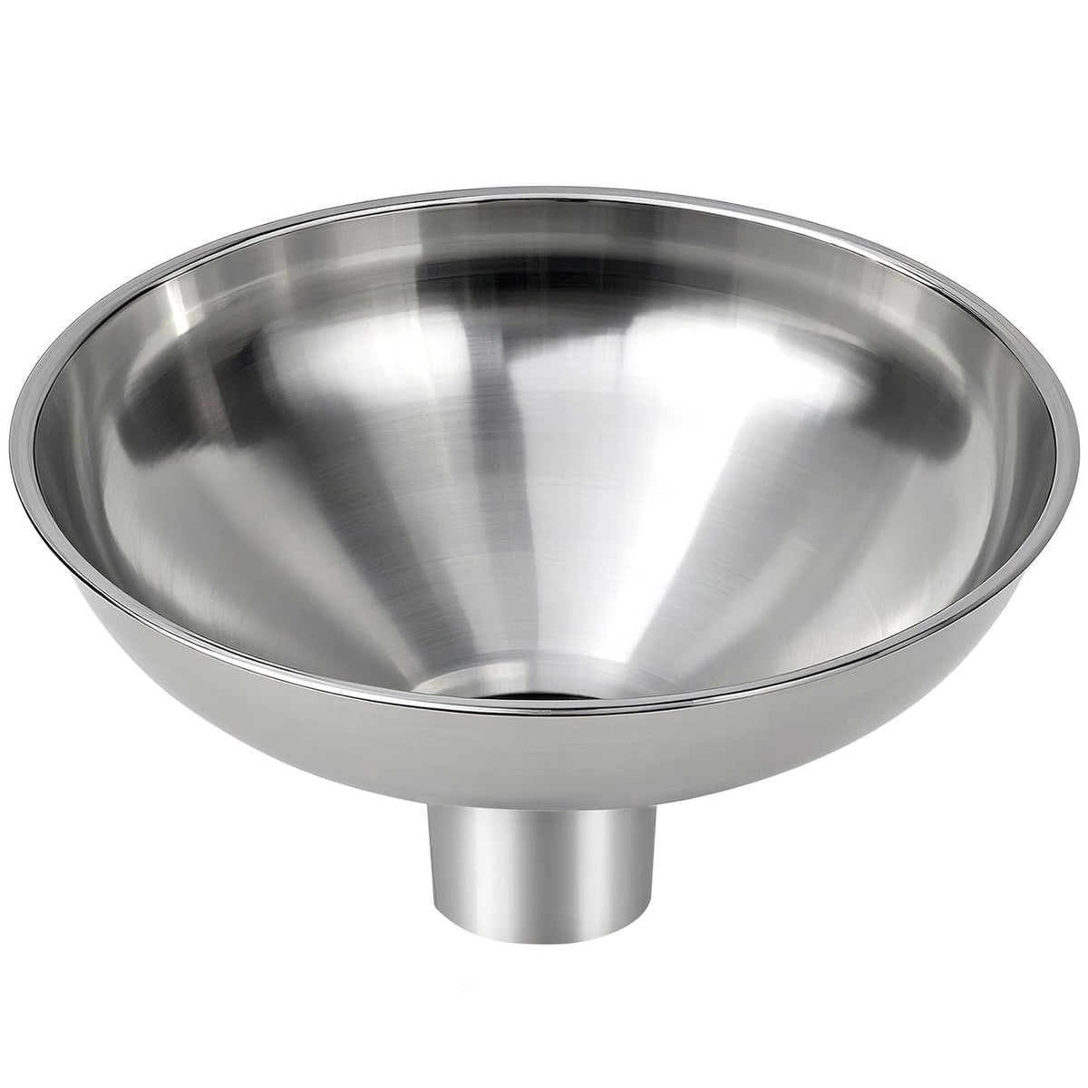 Kitchen Funnel, Stainless Steel funnels for Kitchen use Filling Bottles, one-Piece Funnel is