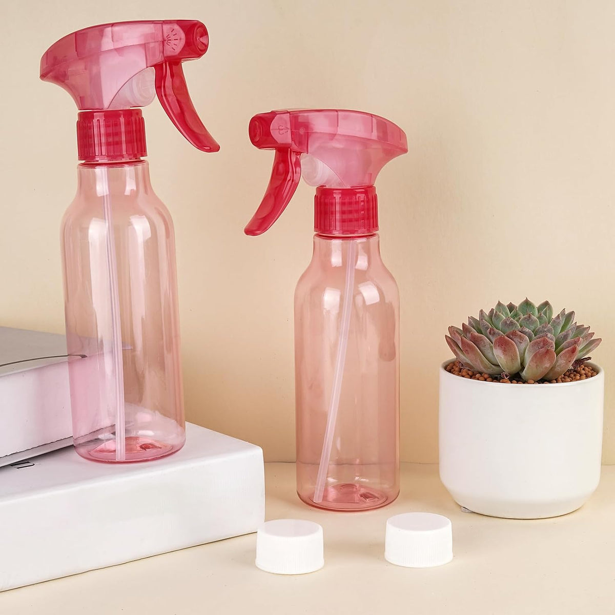 Cosywell Plastic Spray Bottles 8.8oz/260ml 2 Pack Empty Spray Bottle for Cleaning Mist/Stream