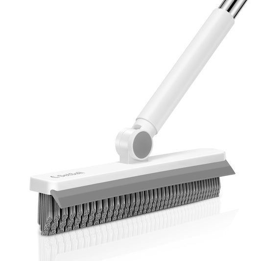 SetSail Grout Cleaner Brush with Long Handle, V-Shaped Floor Scrub Brush