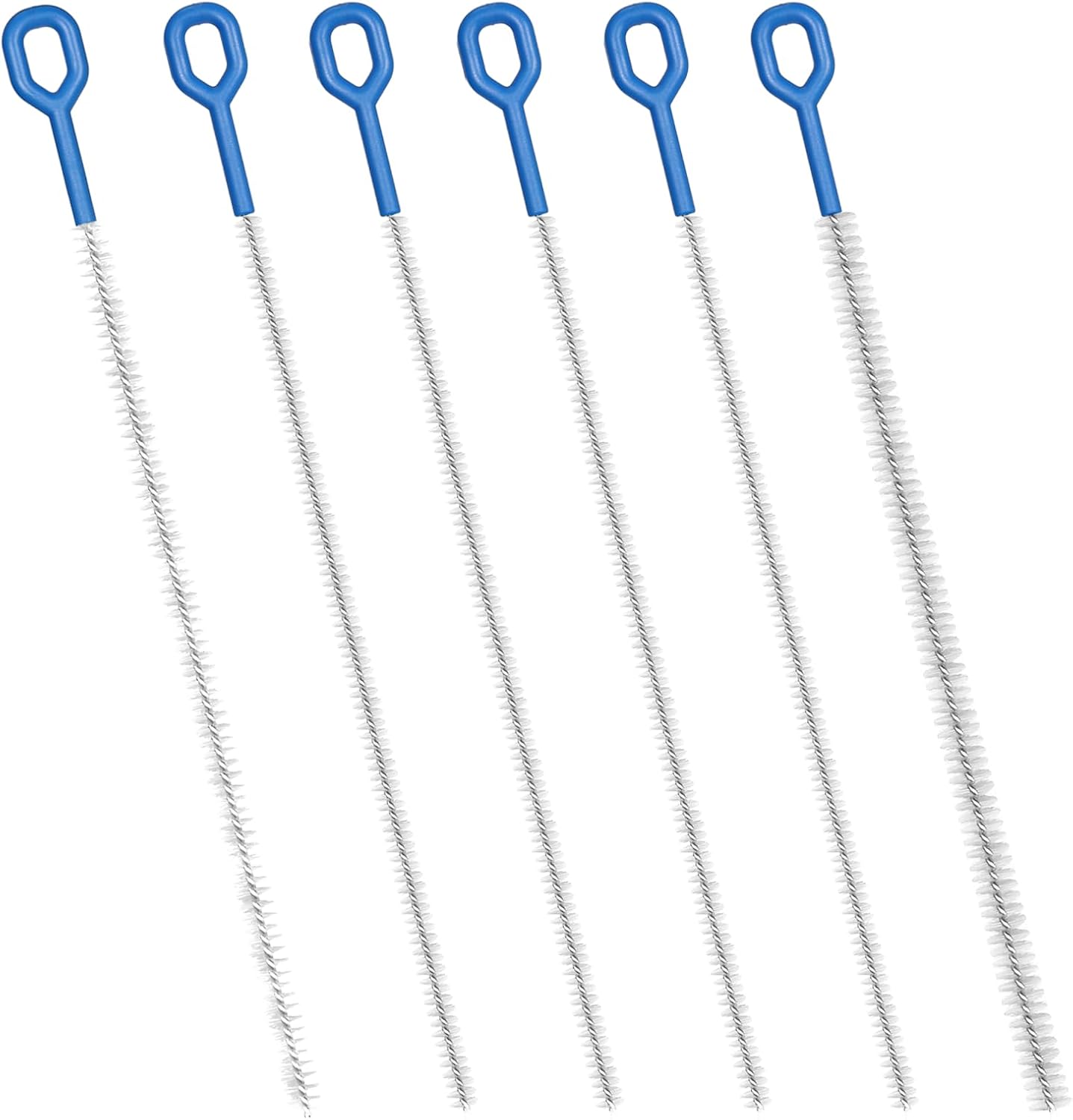 6 Pack Straw Cleaner Brush - 12.6 Inch Extra Long Straw Cleaners Different Sizes and Comfortable