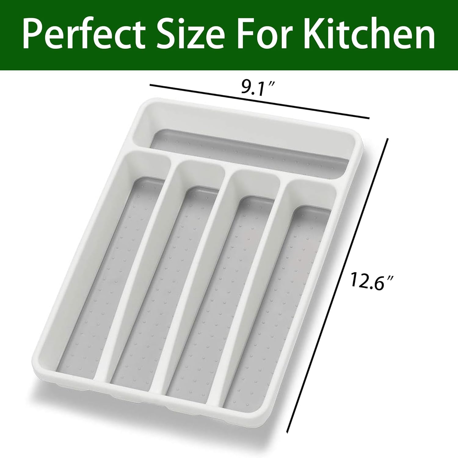 Silverware Organizer Utenisl Organizer Holder Kitchen Drawer Organizer Plastic Silverware Tray for
