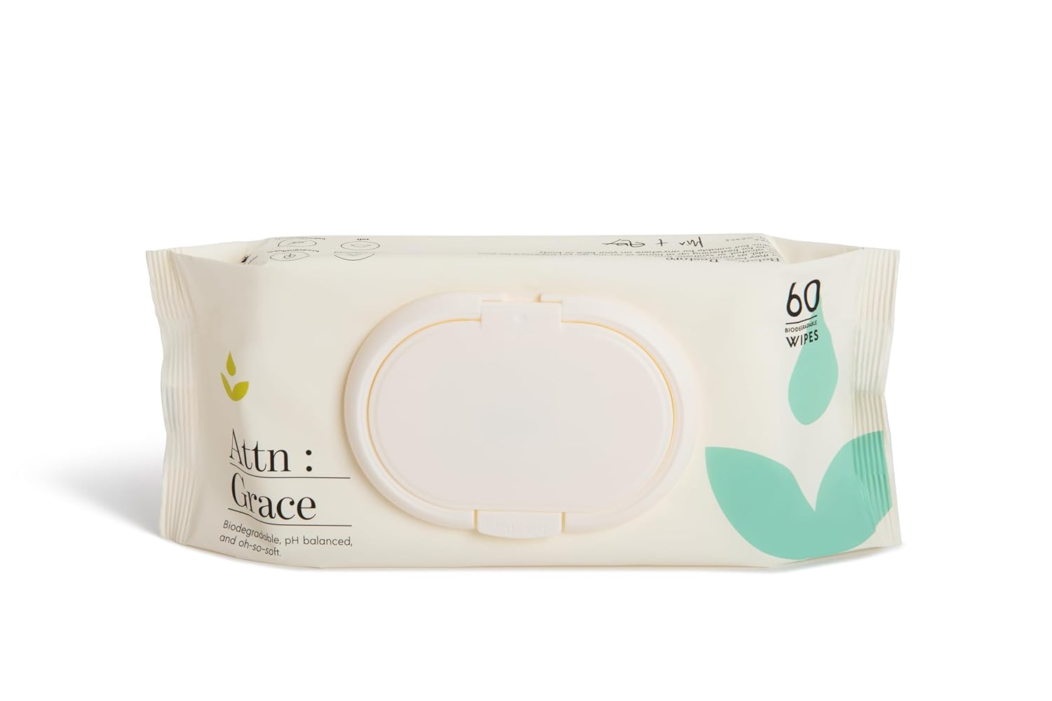 Attn: Grace Flushable Wet Wipes for Women (60 Ct) - Cleanse and Refresh with Aloe Vera and Coconut