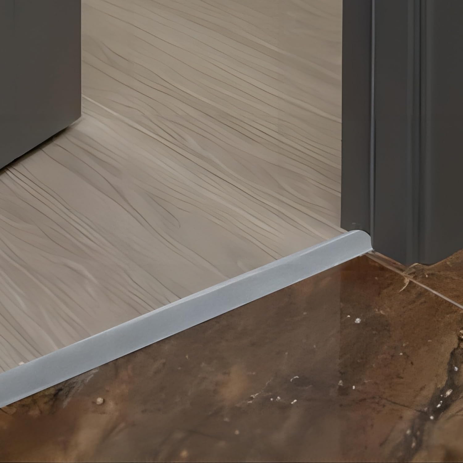 Gaahing Aluminum Floor Transition Threshold Strip, Bridge The Height Gap Between 0.2 to 0.5 inches