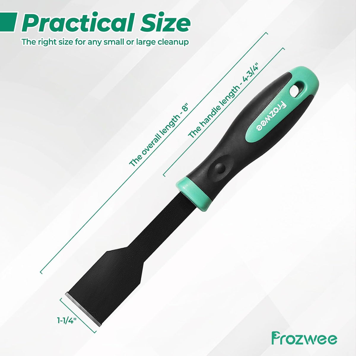1-1/4-inch Carbide Scraper,Super Gasket Scraper with Durable Tungsten Tip for Remove Gaskets