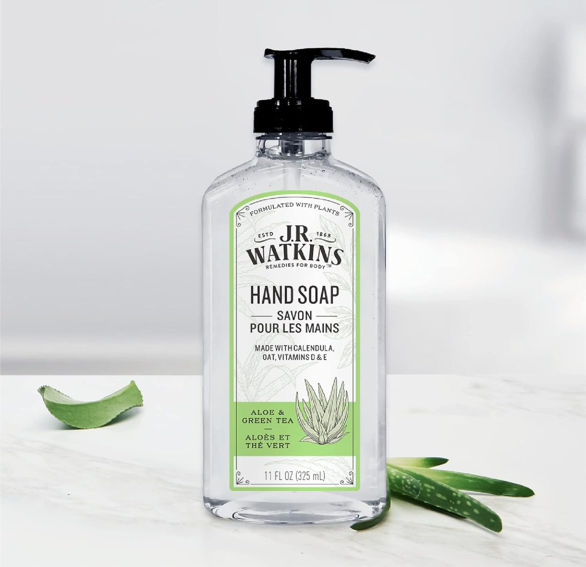 J.R. Watkins Gel Hand Soap, Scented Liquid Hand Wash for Bathroom or?Kitchen, USA Made and Cruelty