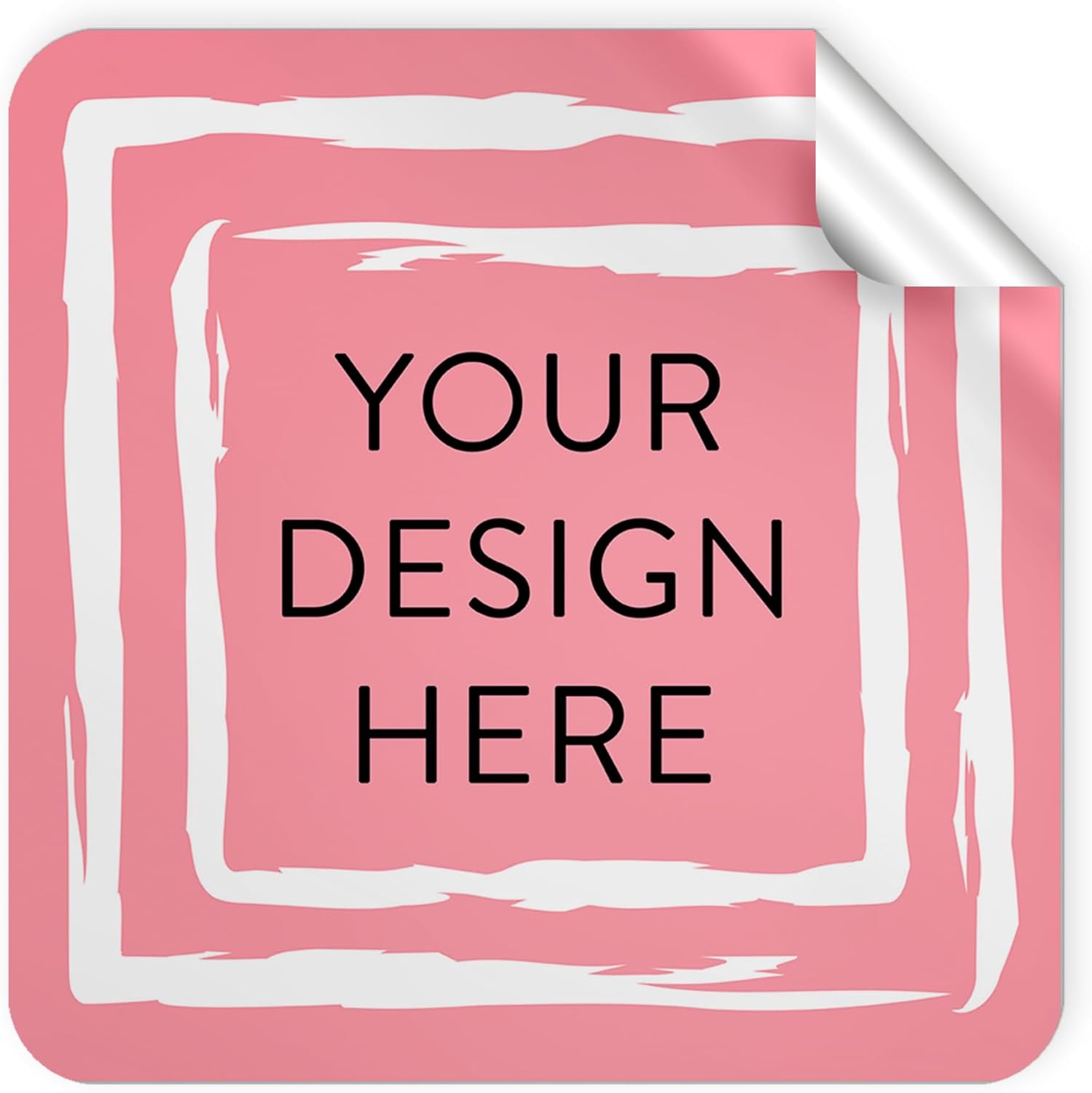 100 Custom Vinyl Stickers - Upload Your own Image, Text, Design, Logo - Personalized Logo Labels