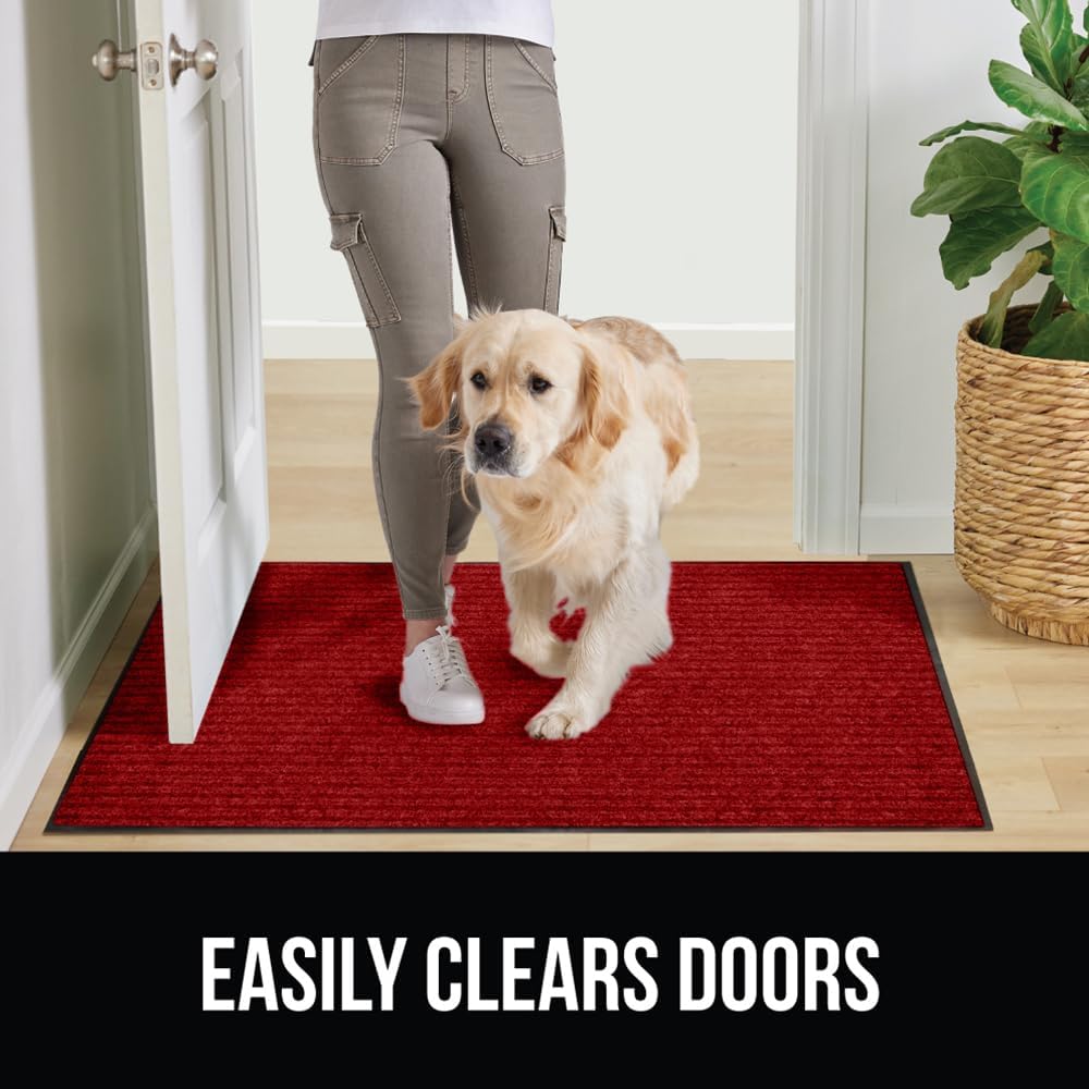 GORILLA GRIP Traffic Guard Door Mat, 70x24, Heavy Duty Welcome Mats, Commercial Office Space