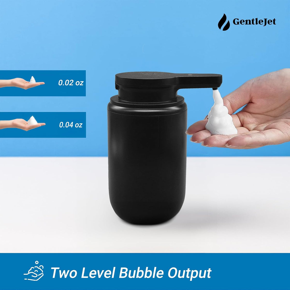 SimpleFoam Automatic Foaming Soap Dispenser - Rechargeable Automatic Soap Dispenser Touchless for