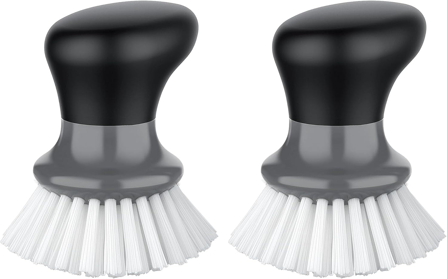 MR.SIGA Dish Scrub Brush, Palm Brush Dish Scrubber with Ergonomic Grip, Kitchen Brushes for Dishes