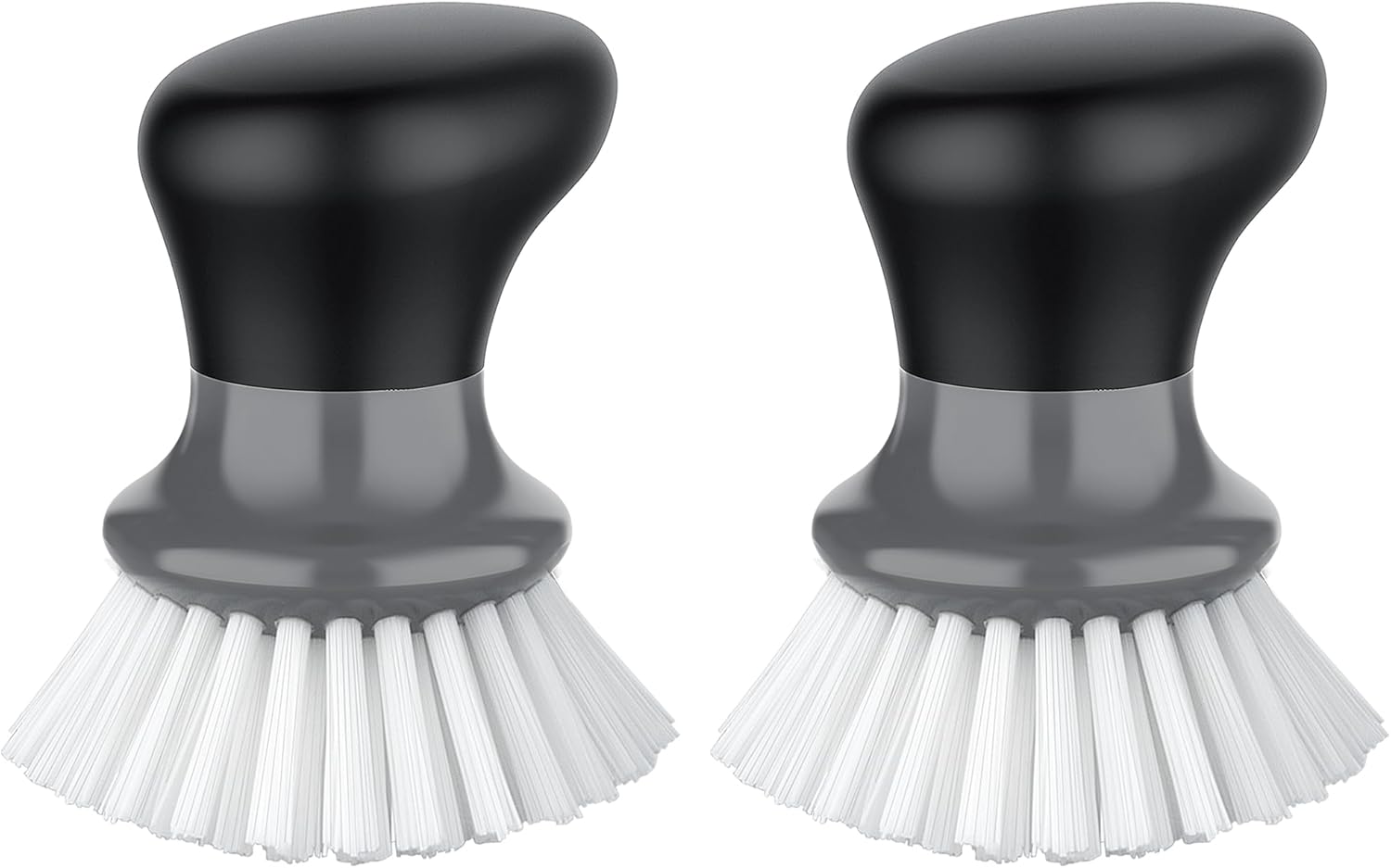 MR.SIGA Dish Scrub Brush, Palm Brush Dish Scrubber with Ergonomic Grip, Kitchen Brushes for Dishes