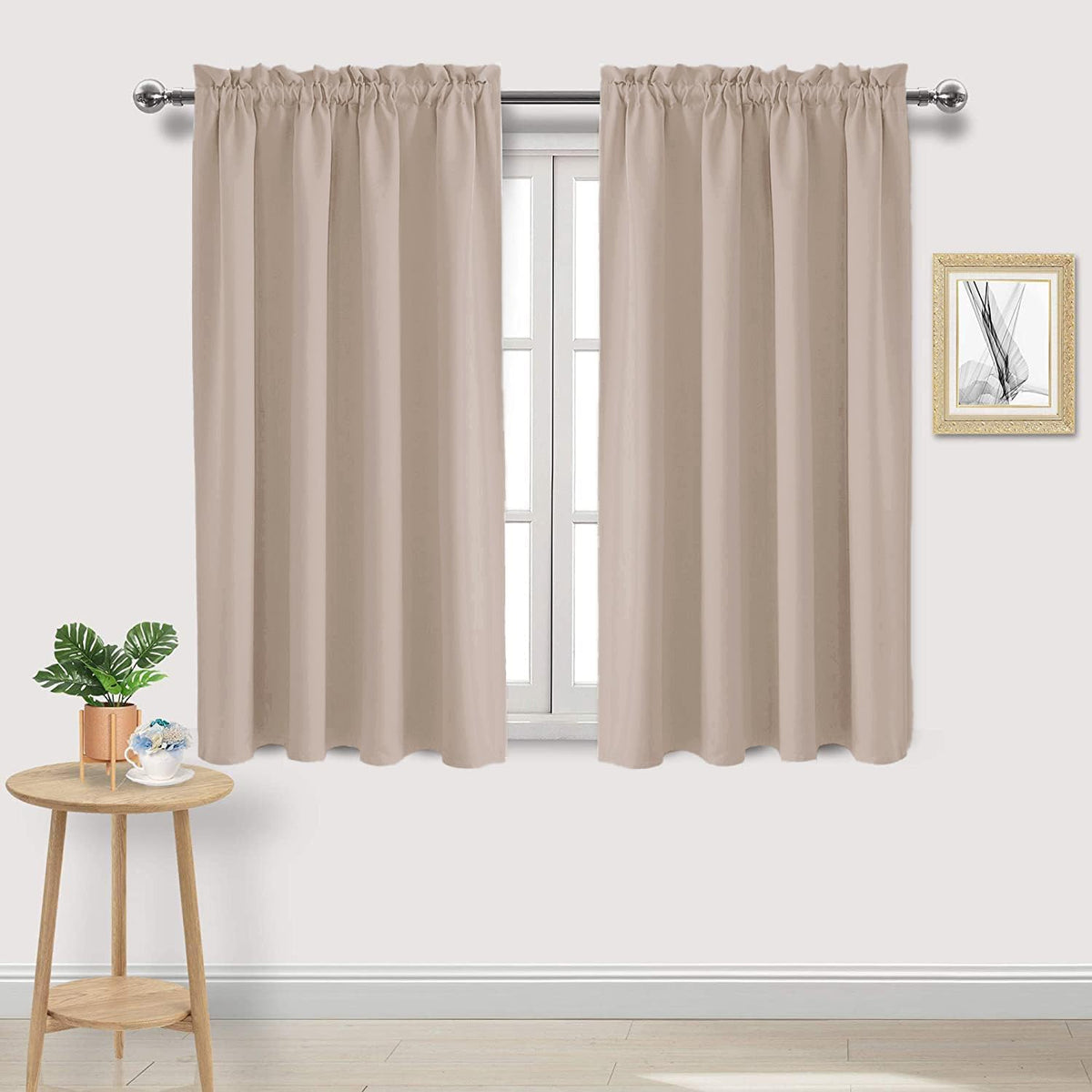 DWCN Blackout Curtains for Living Room Thermal Insulated, Energy Saving & Noise Reducing Bedroom