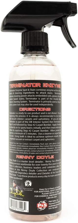 P&S Professional Detail Products - Terminator Enzyme Spot and Stain Remover - Perfect for