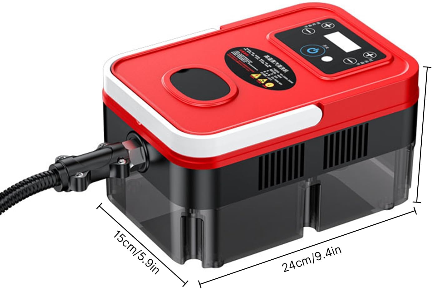 Irishom Steam Cleaner Handheld with 4pcs Accessories, Touch Screen 6 Levels Adjustable 15s Fast