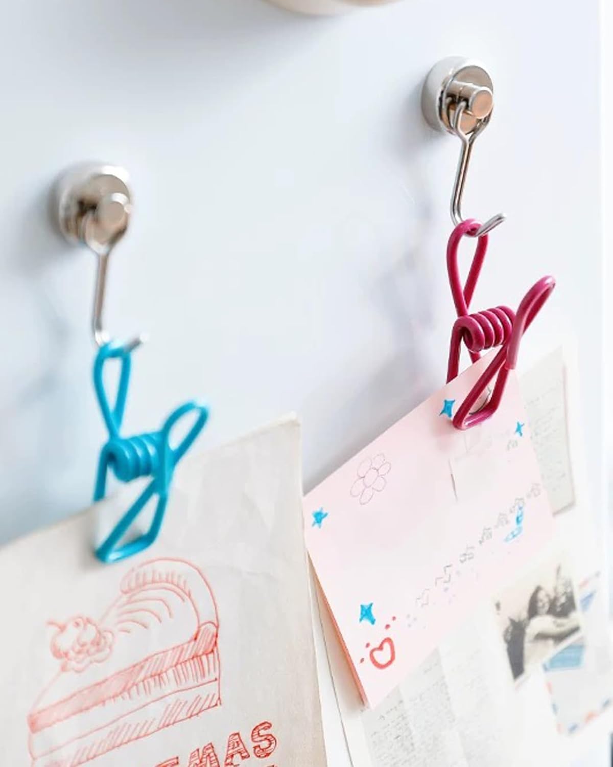 Multipurpose 2 in Chip Bag Clips 10 Pack Metal Clips for Kitchen Food Storage, Laundry Hanging, Bag