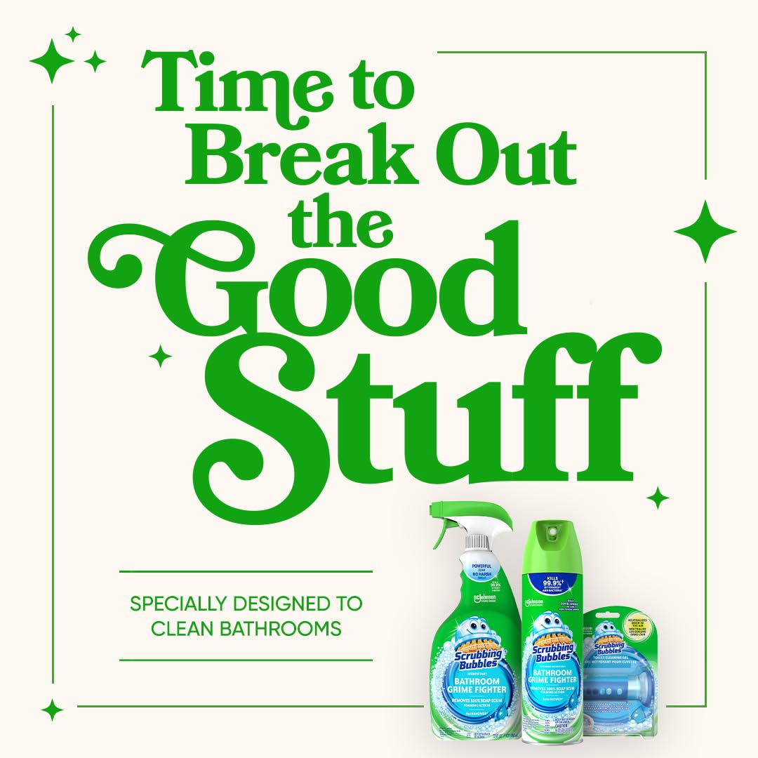 Scrubbing Bubbles Bathroom and Shower Cleaner Disinfectant Aerosol, 20oz – view 7