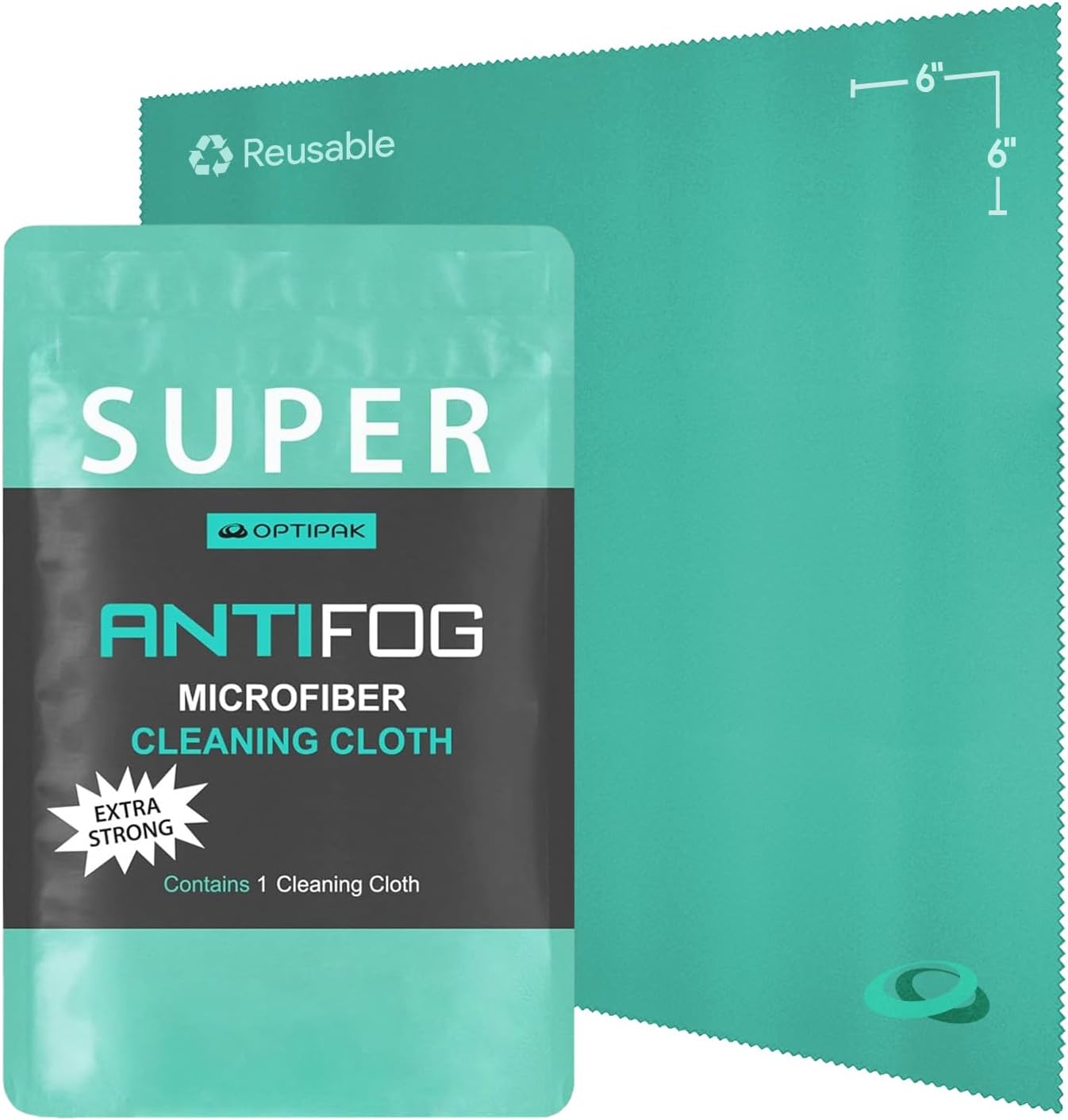 Anti Fog Microfiber Cleaning Cloth for Glasses | Individually Wrapped Microfiber Lens Cleaning