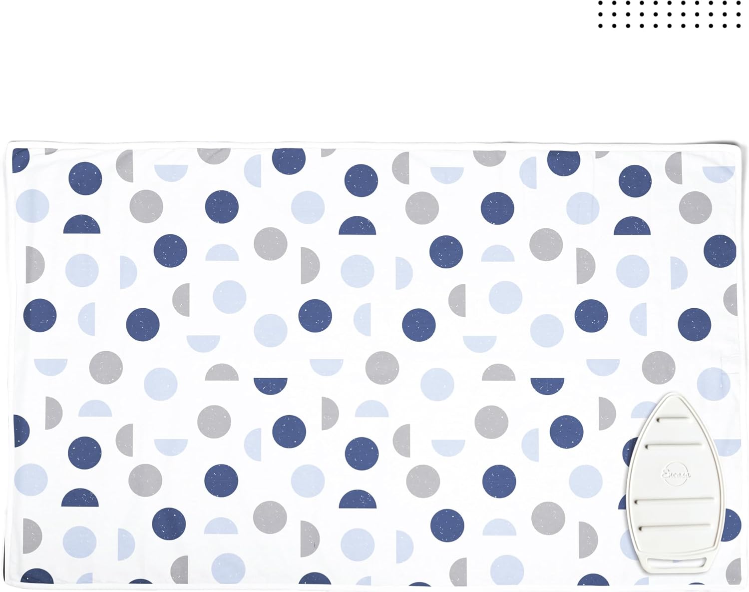 Encasa XO Ironing Mat/Pad (Large 48"x28") with 3mm Padding & Silicone Iron Rest for Steam Pressing