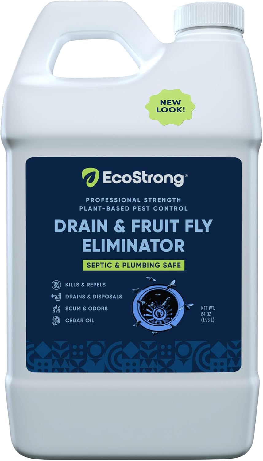 Fruit Fly Drain Treatment | Drain Fly Eliminator | Eliminates Gnats, Sewer Flies and More - Works