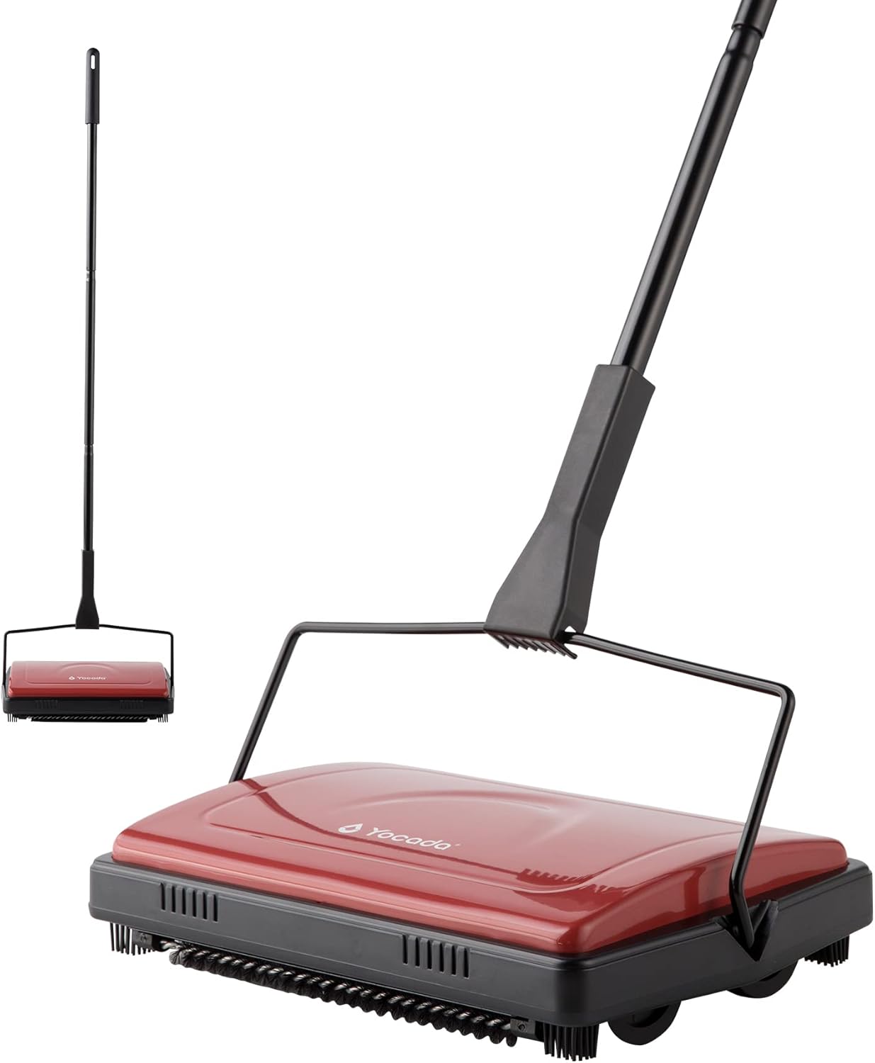 Yocada Carpet Sweeper Cleaner for Home Office Low Carpets Rugs Undercoat Carpets Pet Hair Dust