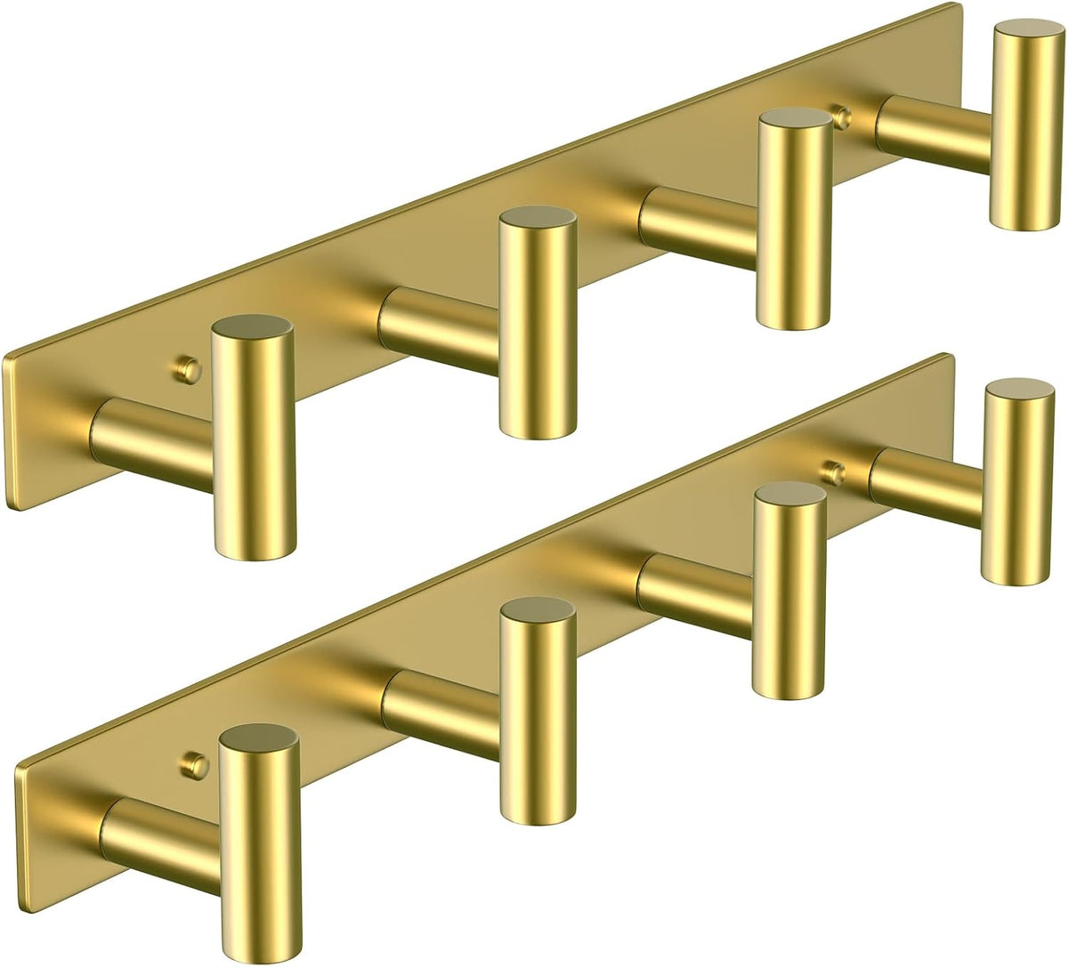 VAEHOLD Hat and Coat Wall Mount Rack - Hooks for Robes, Bags, Keys, and Towels - Bathroom Towel