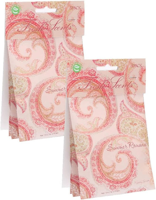 FRESHSCENTS Willowbrook, Fresh Scents Scented Sachet Packet, Closets, 6 Pack