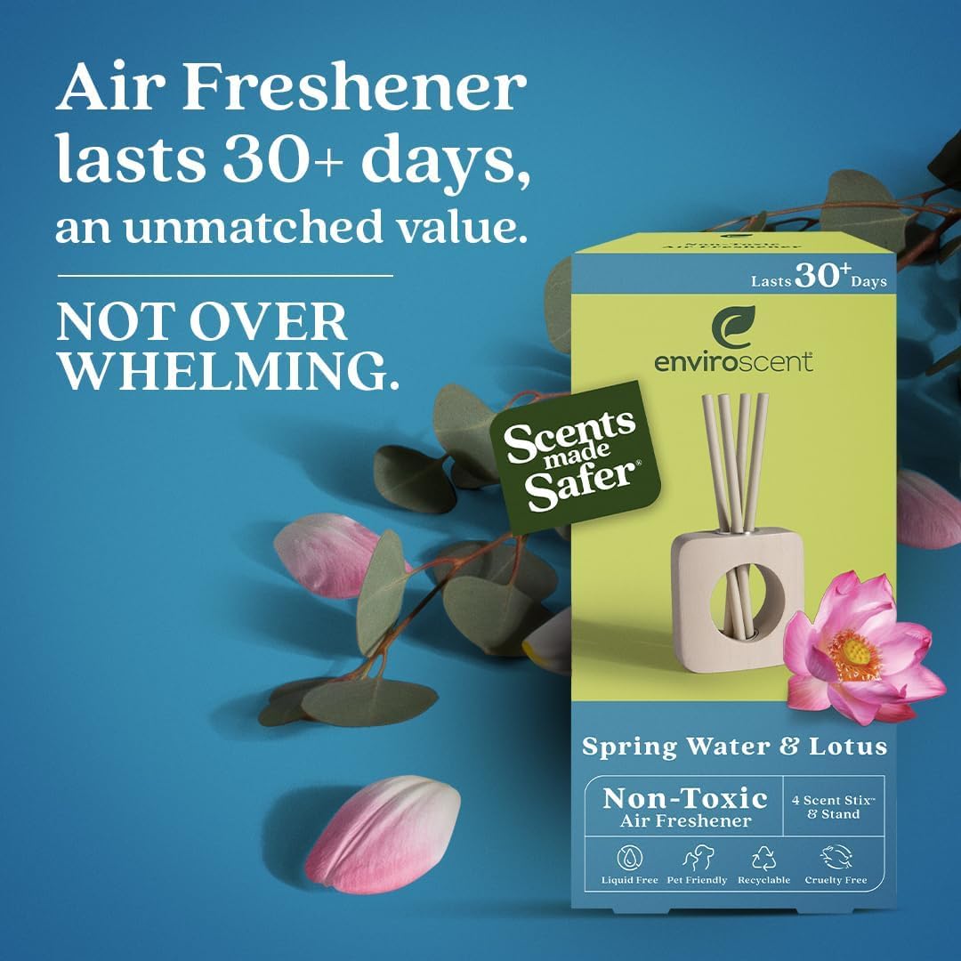 Enviroscent Non-Toxic Air Freshener for Home | Liquid Free Diffuser | Home Fragrance Lasts Over 30