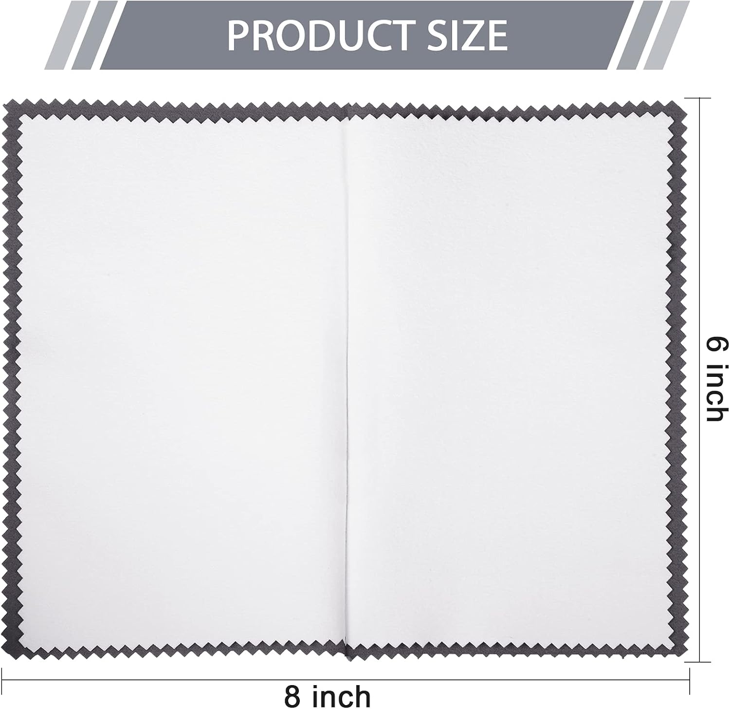Breling 10 Pcs Silver Jewelry Polishing Cloths 6 x 8 inches Jewelry Cleaning Cloth Sterling Polish