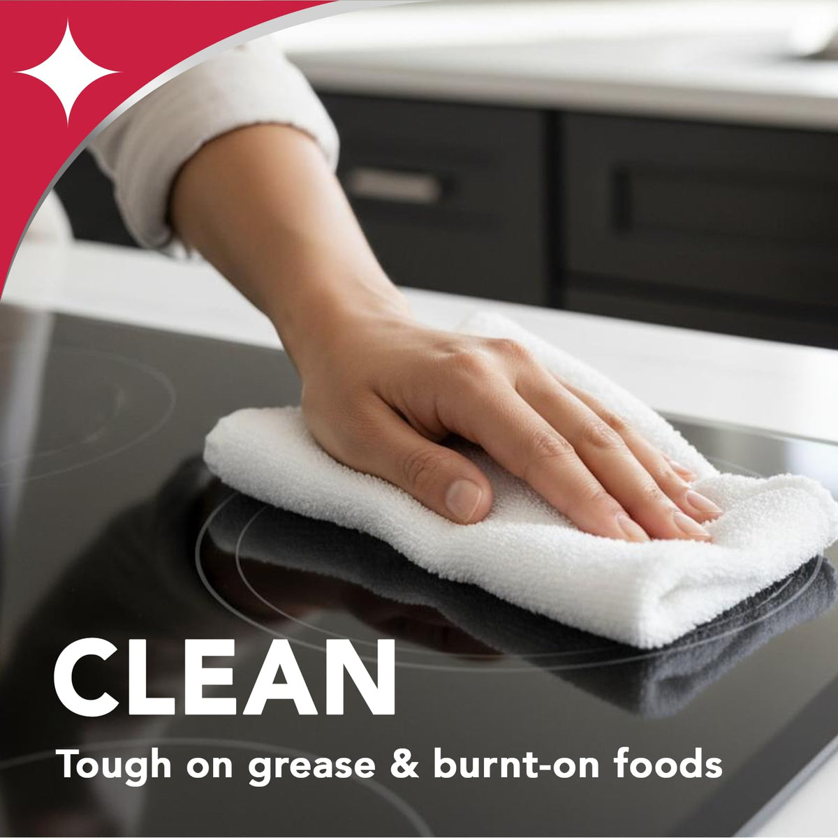 Weiman Stainless Steel Cleaner & Polisher and Daily Cooktop Cleaner Bundle
