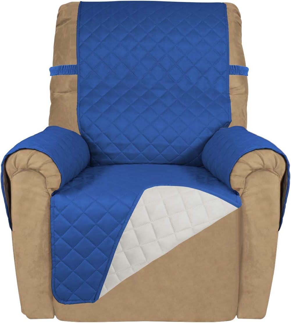 PureFit Reversible Quilted Sofa Cover, Water Resistant Slipcover Furniture Protector, Washable