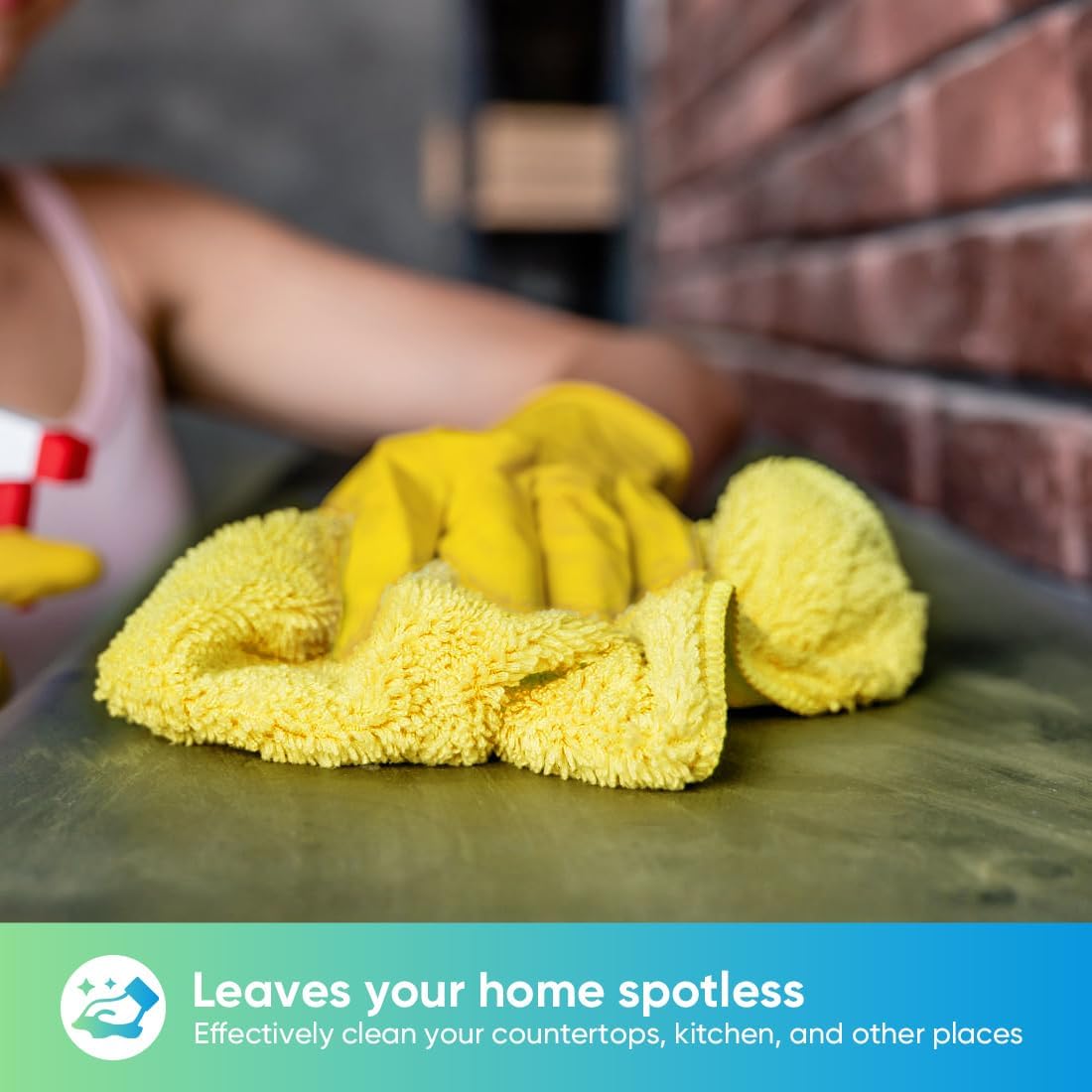HOMEXCEL Yellow Microfiber Cleaning Cloth, 12 Pack Premium Microfiber Towels for Cars, Lint Free