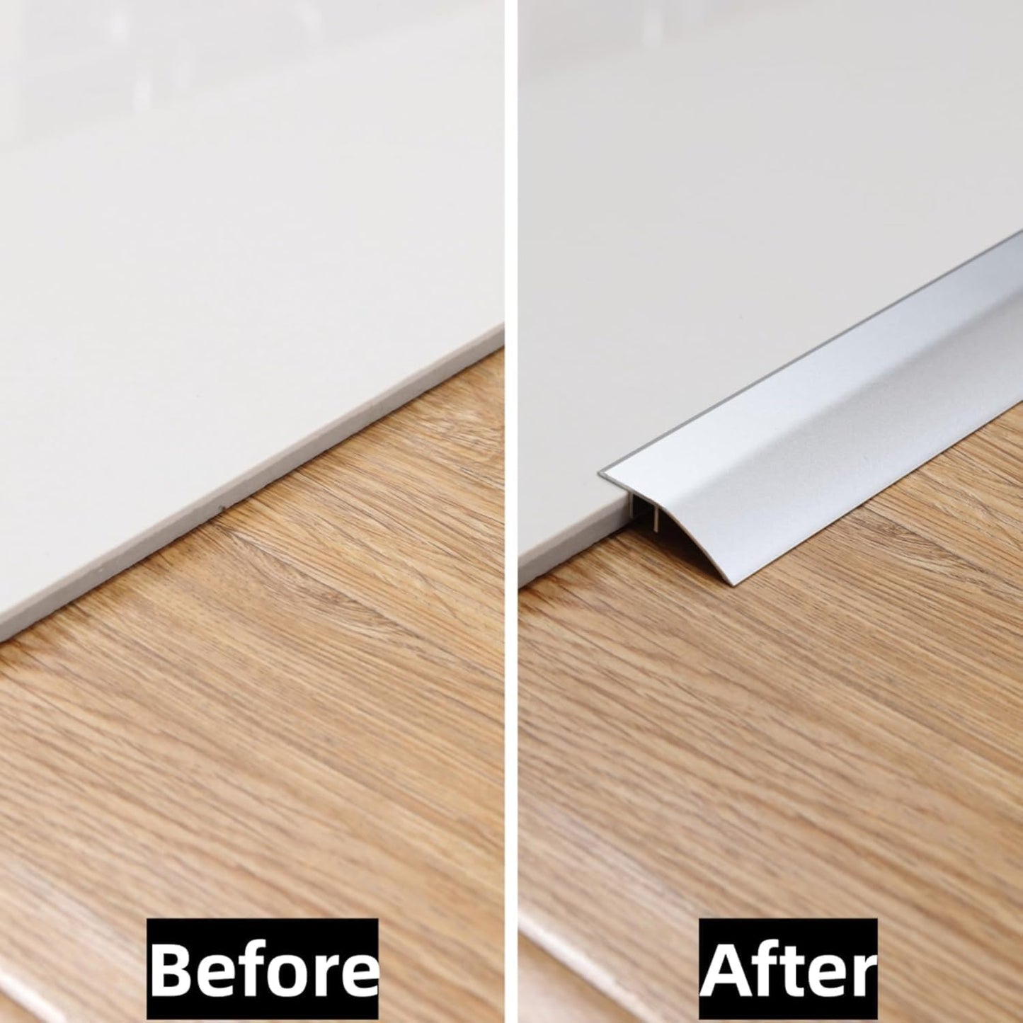 Gaahing Aluminum Floor Transition Threshold Strip, Bridge The Height Gap Between 0.2 to 0.5 inches