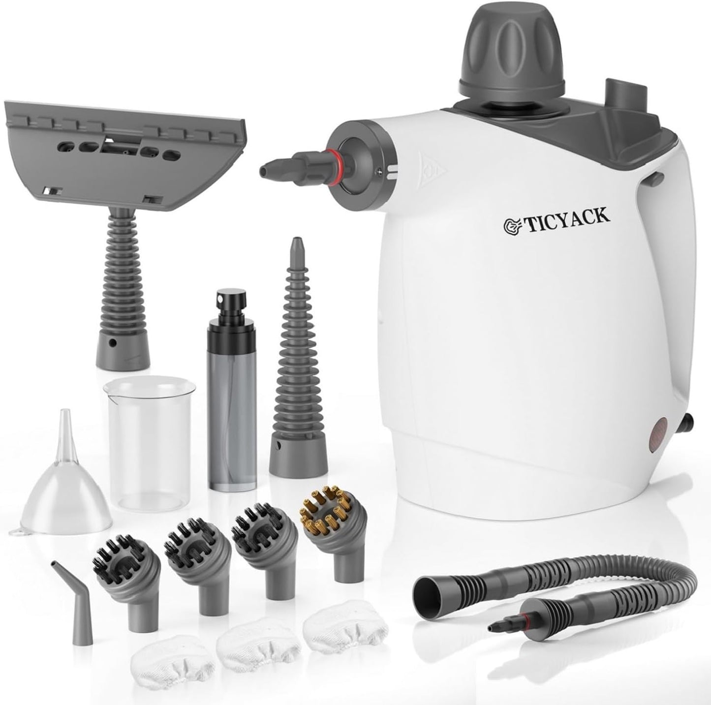 Handheld Steam Cleaner, Steam Cleaner with 16 PCS Accessory & Safety Lock, 500ML Large Capacity