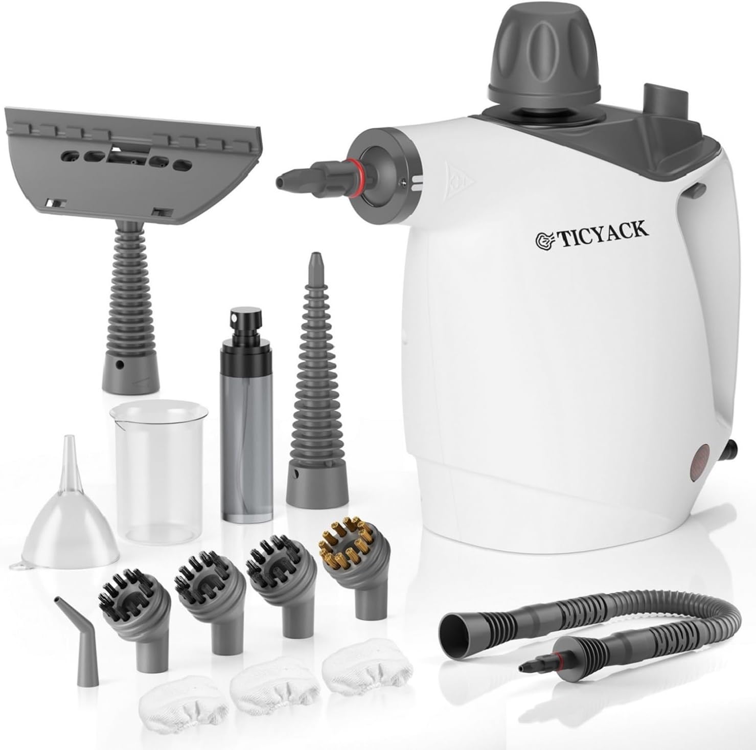 Handheld Steam Cleaner, Steam Cleaner with 16 PCS Accessory & Safety Lock, 500ML Large Capacity