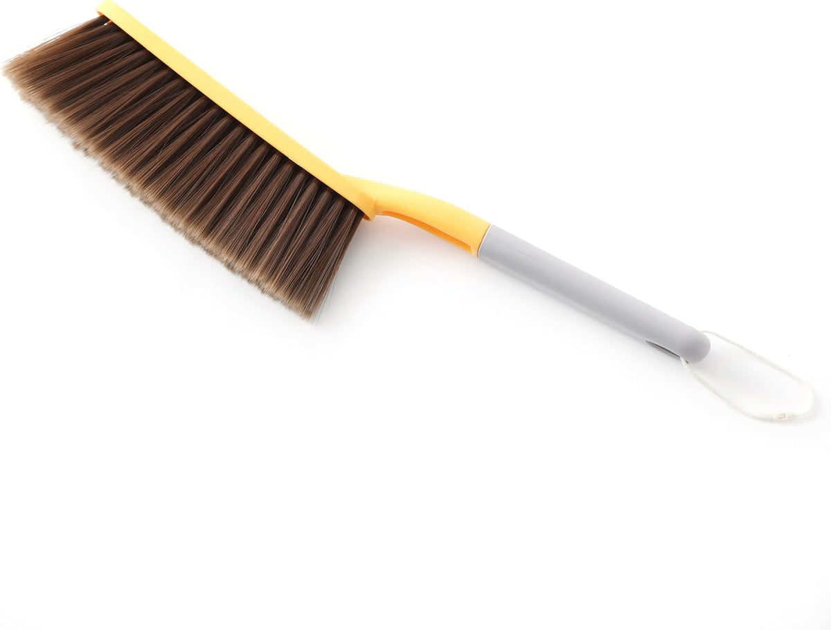 1 Pack 15" Hand Broom Brush,Soft Bristle Cleaning Brush,Counter Brush, Crumb Debris Sweeping