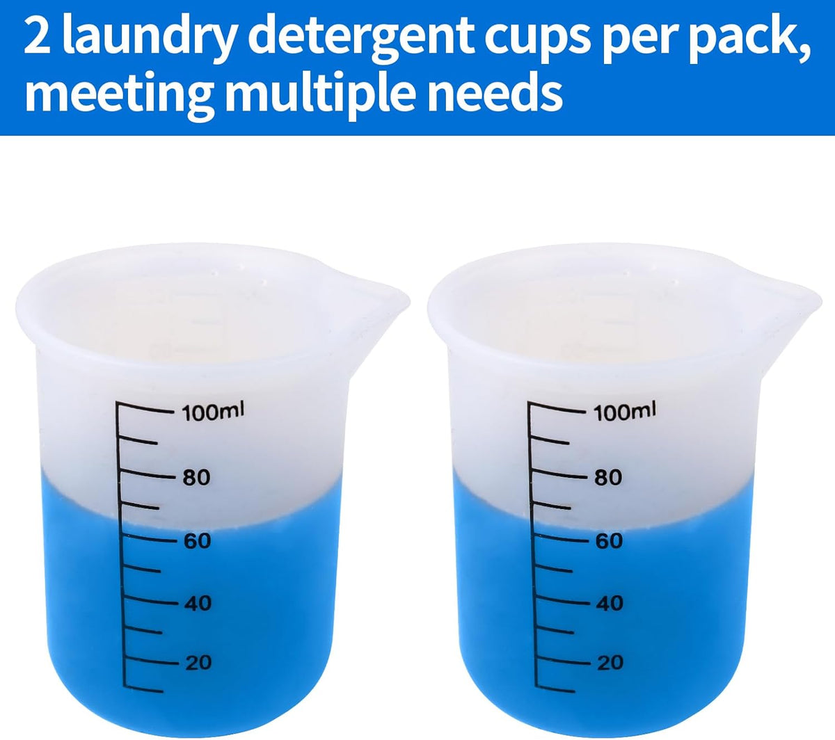 Laundry detergent cup,silicone laundry detergent measuring cup,washable laundry measuring cup for