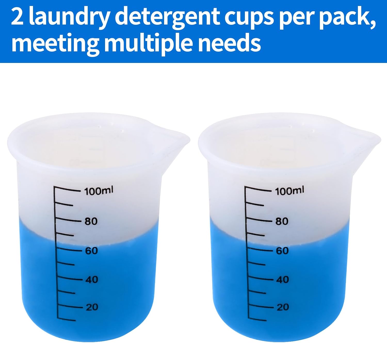 Laundry detergent cup,silicone laundry detergent measuring cup,washable laundry measuring cup for