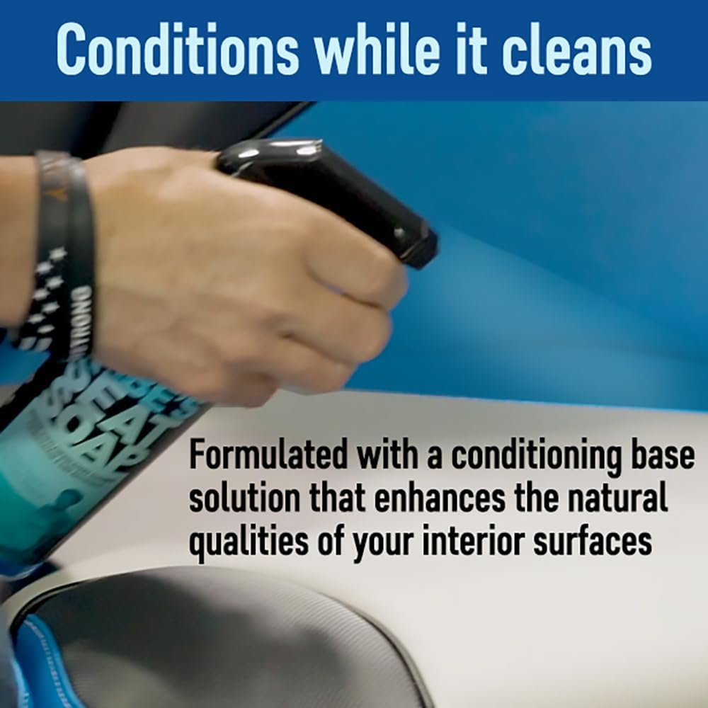 Babe’s Seat Soap – Marine Vinyl, Plastic & Leather Cleaner for Boat Seats – Cleans, Conditions &