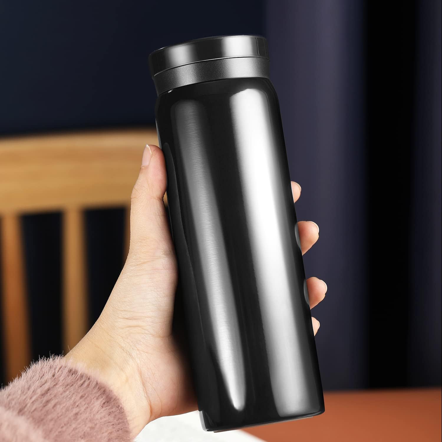 Mini Thermos Cute Water Bottle - 7 oz Tiny Insulated Vacuum 18/10 Stainless Steel Small Flask