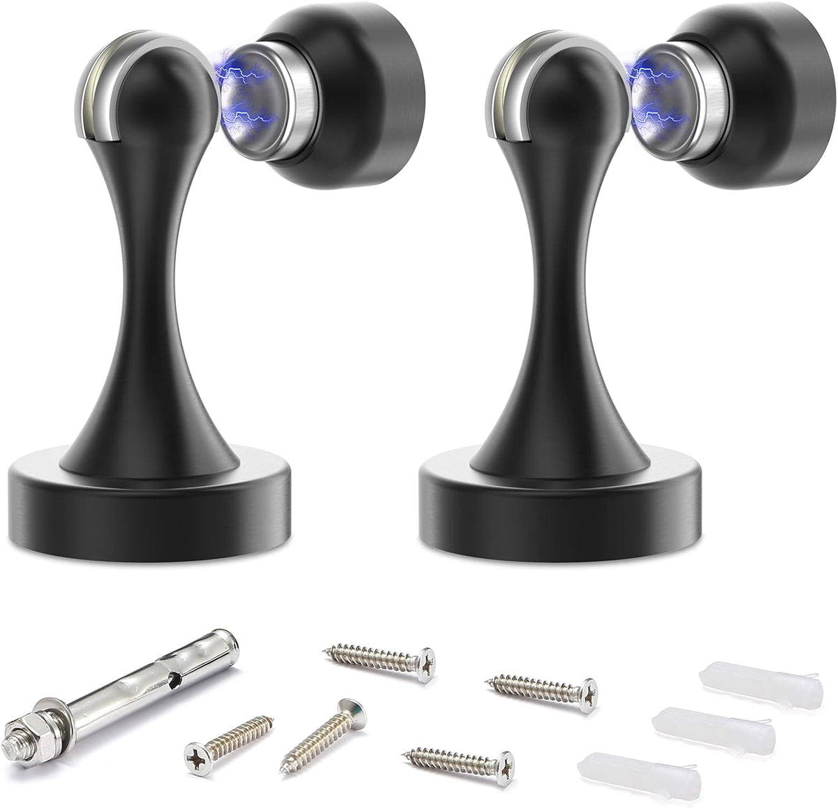 Magnetic Door Stop Stainless Steel，Door Stopper, Heavy Duty for Various Door Types, Keep Your Door