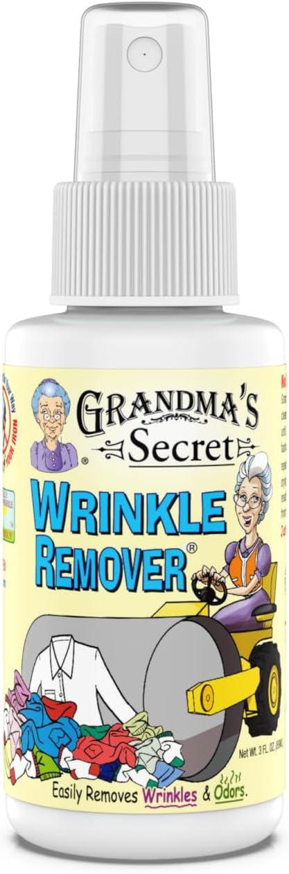 Grandma's Secret Wrinkle Remover Spray - Easily Removes Wrinkles & Odors - Wrinkle Release, Fabric