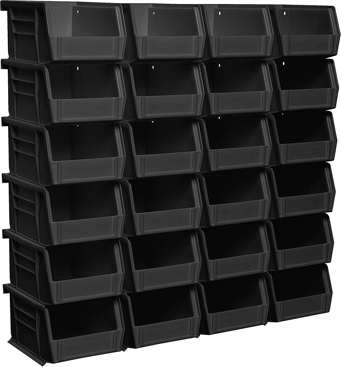 Akro-Mils 30210 AkroBins Plastic Storage Bins, Space-Saving Stackable Bins for Garage, Pantry