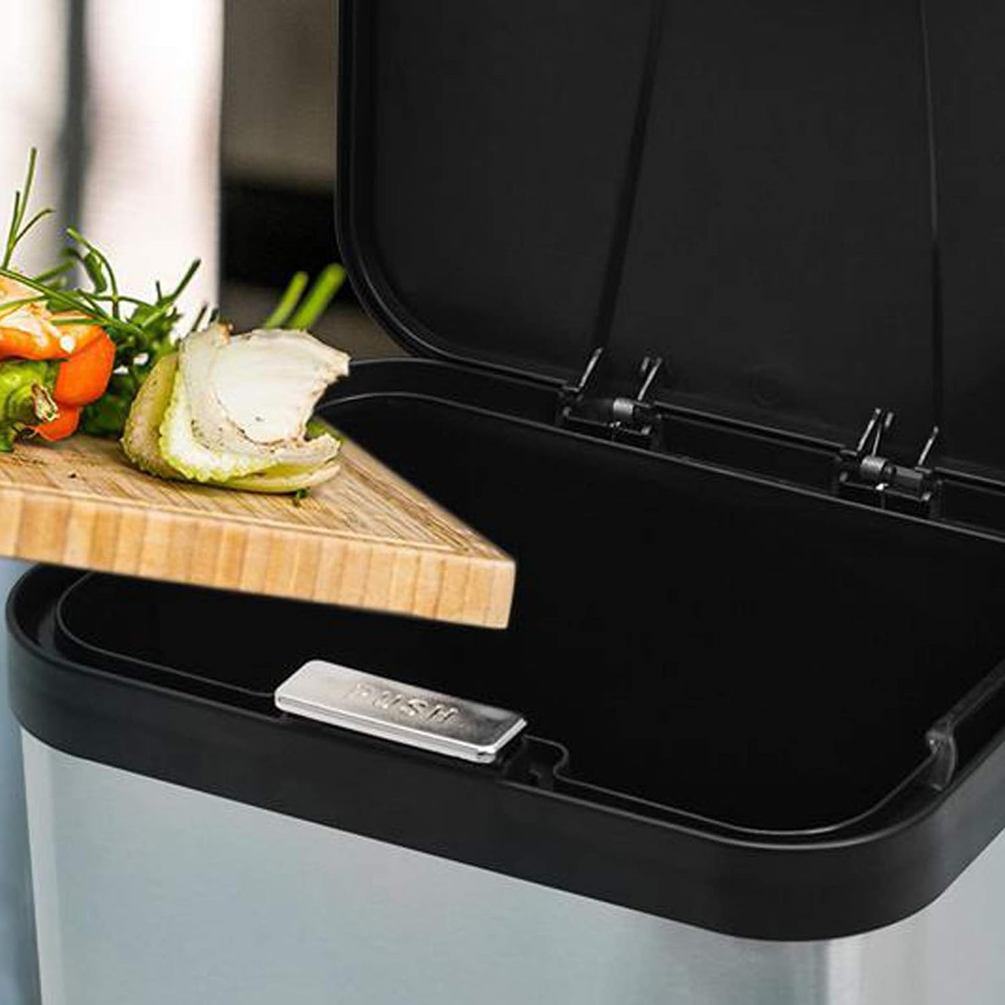 Compost Bin for Countertop, Compost Bucket Indoor Sealed, Food Waste Caddy, 1.13 Gallon Kitchen