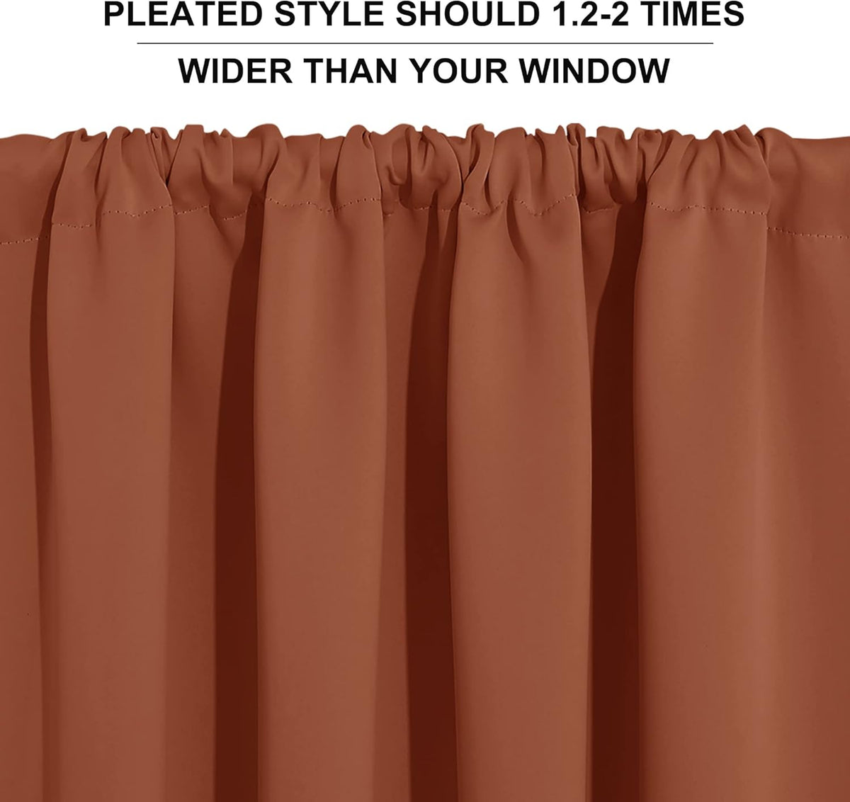 RYB HOME Blackout Curtains for Living Room, All Lights Blocking Rod Pocket Design Thermal Insulated