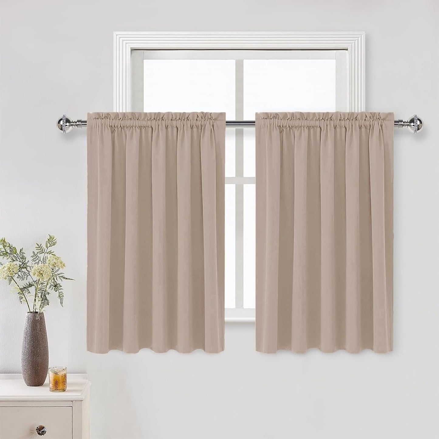 DWCN Blackout Curtains for Living Room Thermal Insulated, Energy Saving & Noise Reducing Bedroom