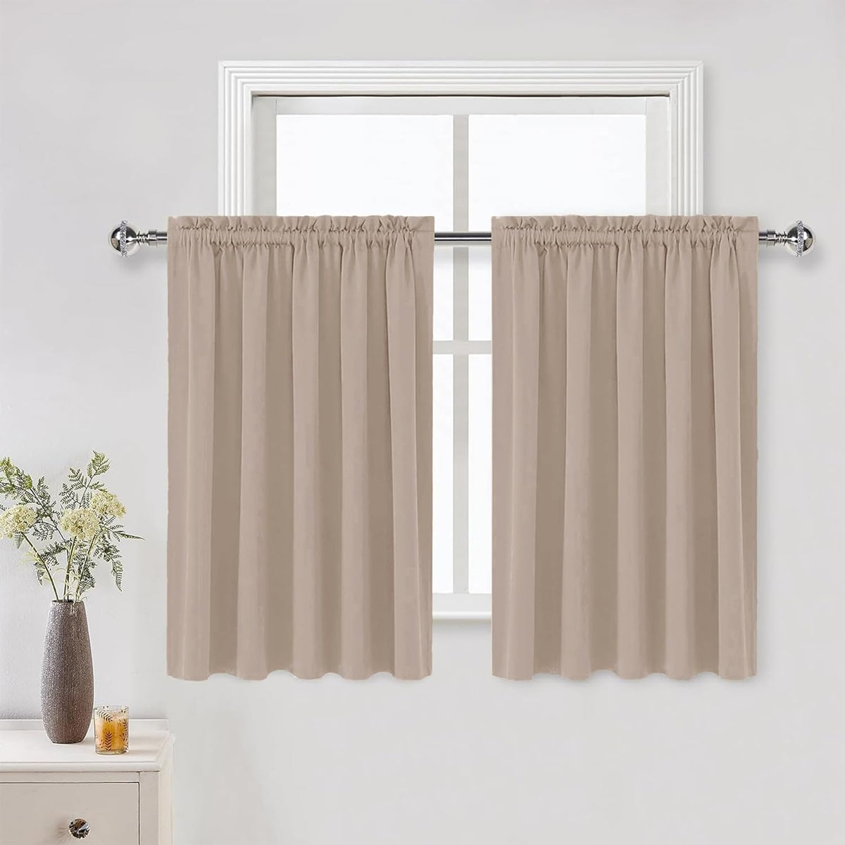 DWCN Blackout Curtains for Living Room Thermal Insulated, Energy Saving & Noise Reducing Bedroom