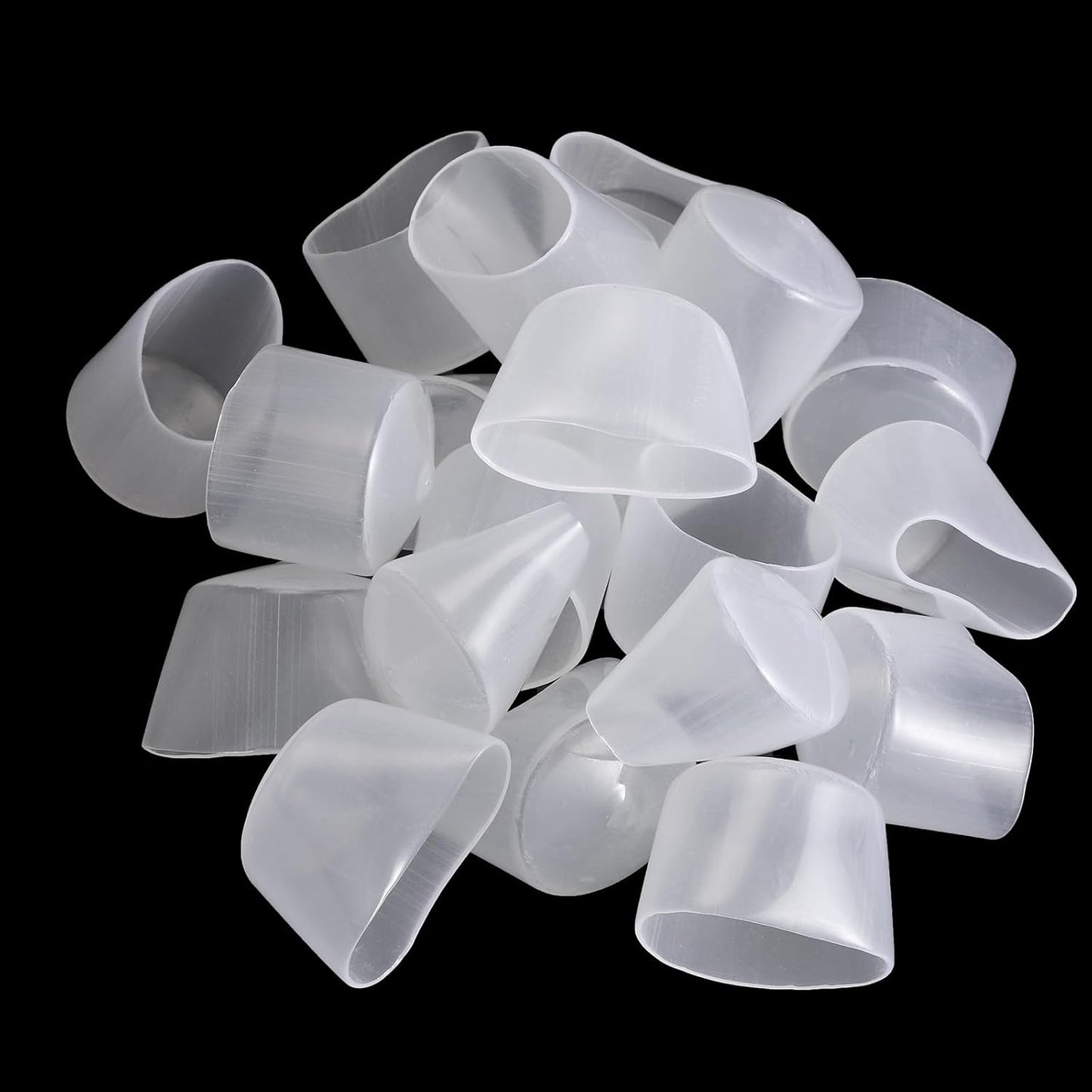 uxcell 20pcs Rubber End Caps 35mm ID Vinyl PVC Round Tube Bolt Cap Cover Screw Thread Protectors