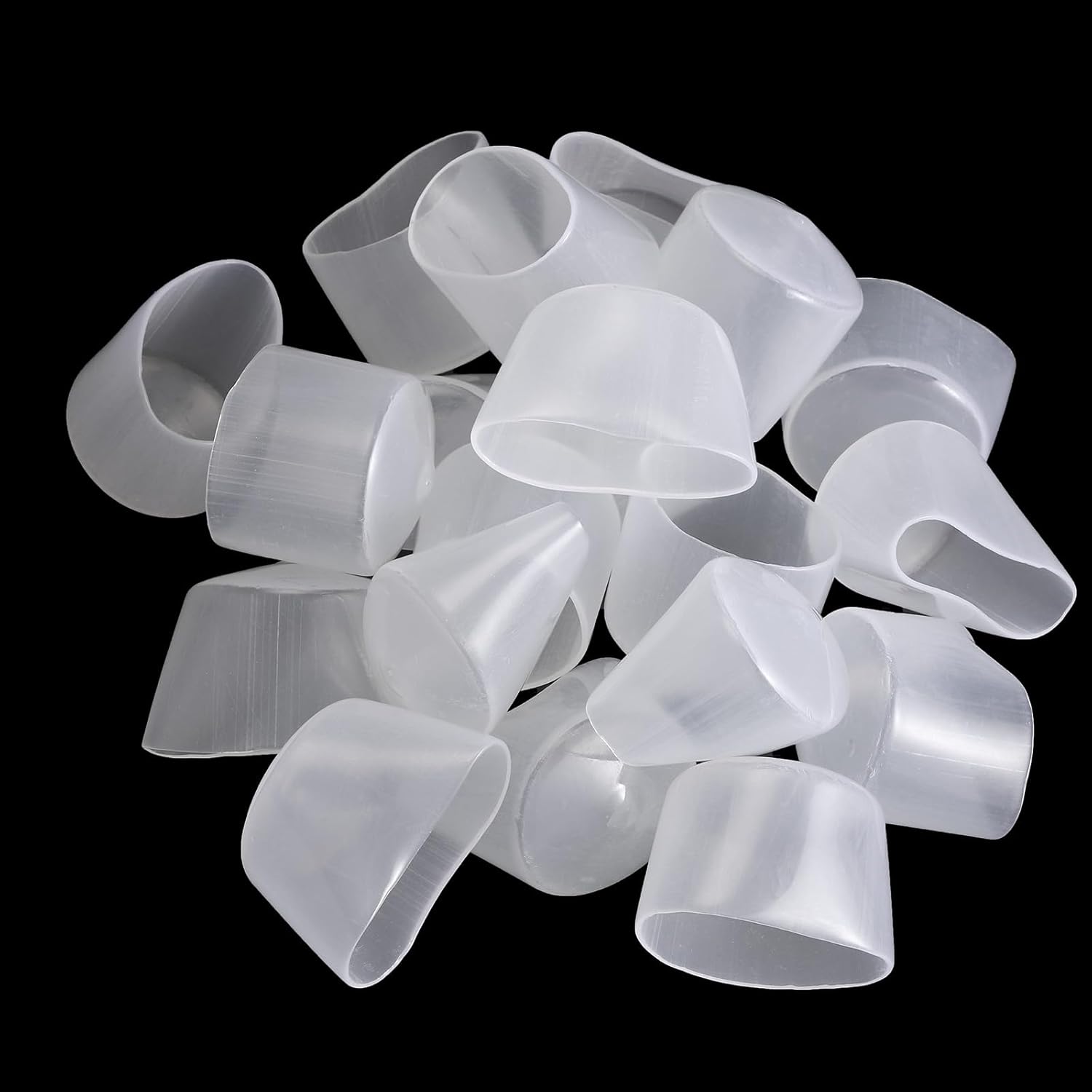 uxcell 20pcs Rubber End Caps 35mm ID Vinyl PVC Round Tube Bolt Cap Cover Screw Thread Protectors