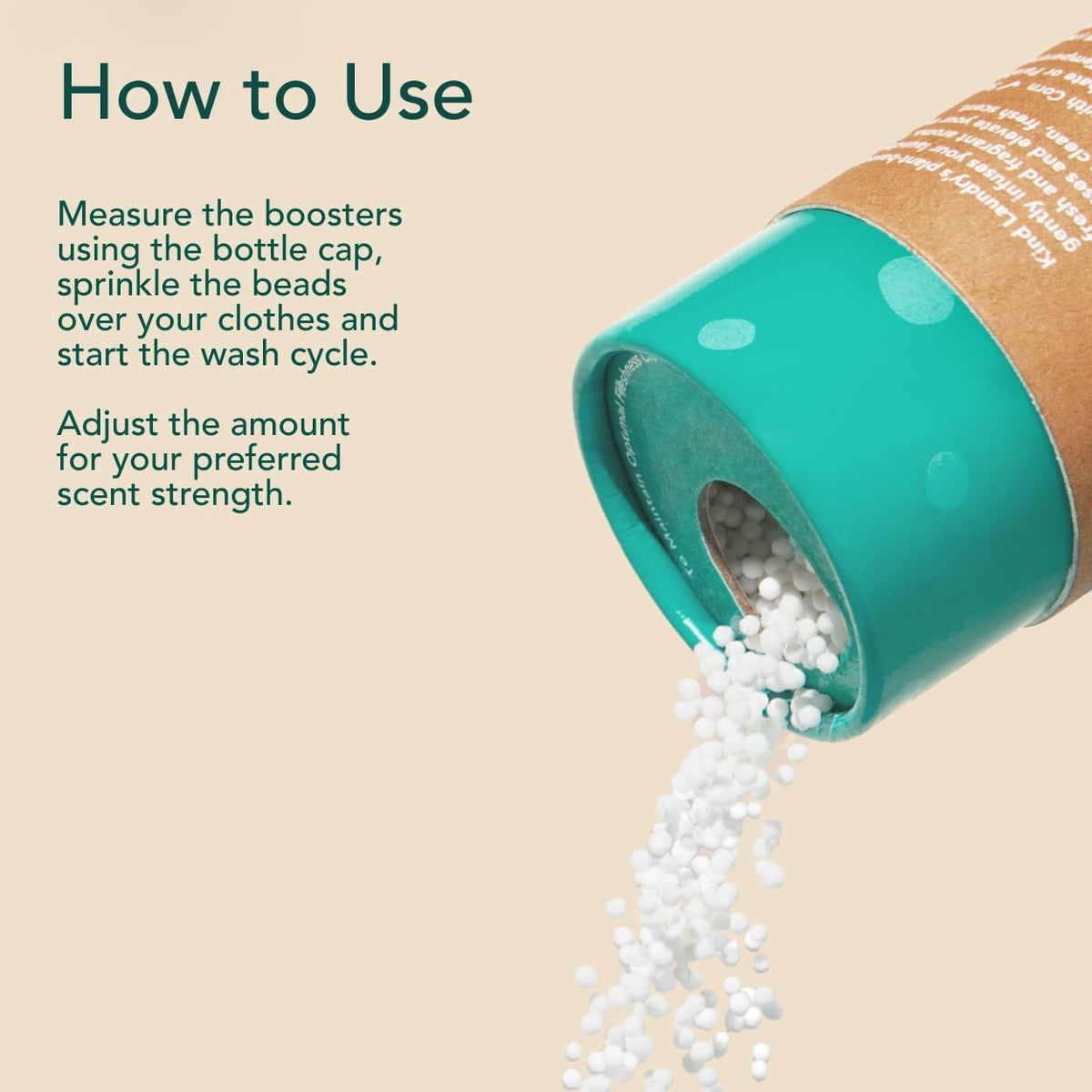 Kind Laundry In Wash Scent Booster Beads - Ocean Breeze - 100% Plant Based - Natural Laundry
